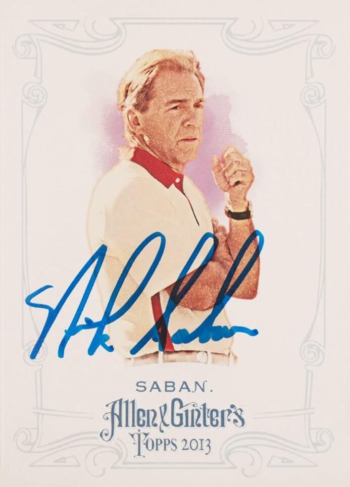Nick Saban Autograph Signing-Powers Sports Memorabilia