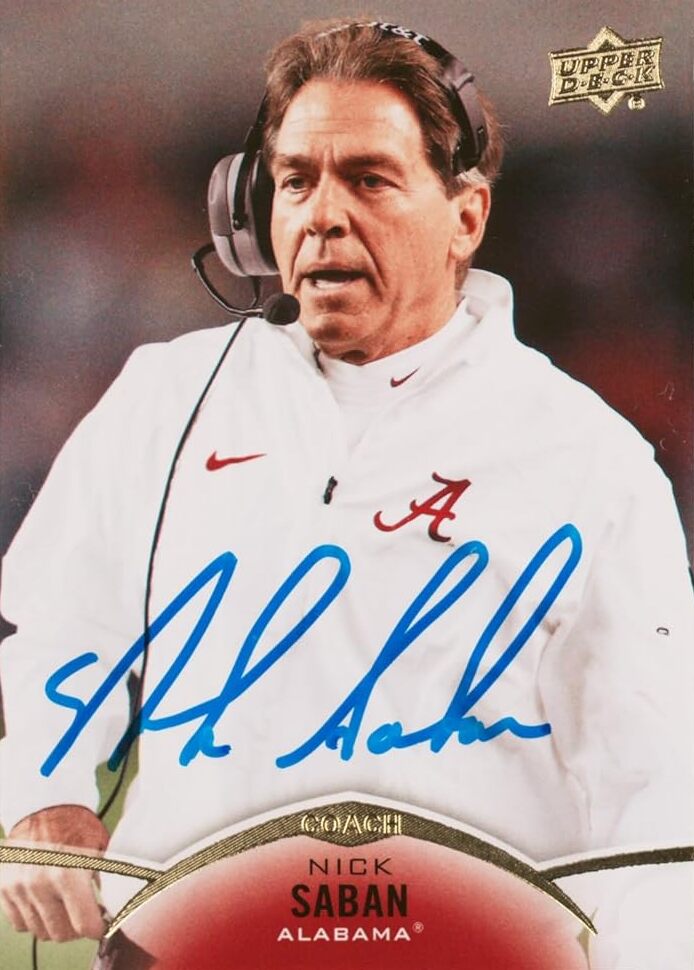 Nick Saban Autograph Signing-Powers Sports Memorabilia