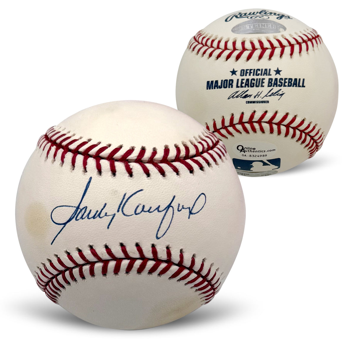 $199 Autographed Baseball Break – Sandy Koufax, Nolan Ryan, Yogi Berra & More-Powers Sports Memorabilia