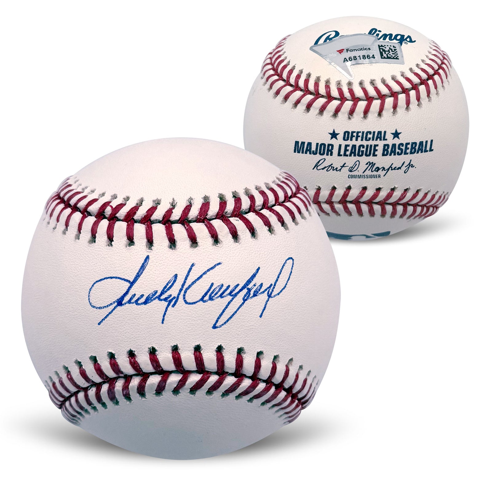 Sandy Koufax Autographed Los Angeles Dodgers Baseball Fanatics-Powers Sports Memorabilia