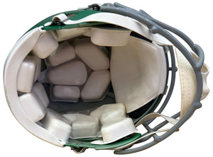 Saquon Barkley Autographed Philadelphia Eagles Signed Full Size Authentic 2023 Throwback Helmet Beckett Authenticated COA-Powers Sports Memorabilia