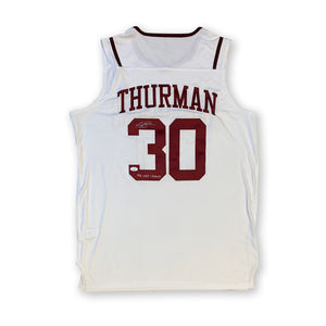 Scotty Thurman Autographed Arkansas Signed Basketball Jersey 1994 CHAMPS JSA COA-Powers Sports Memorabilia