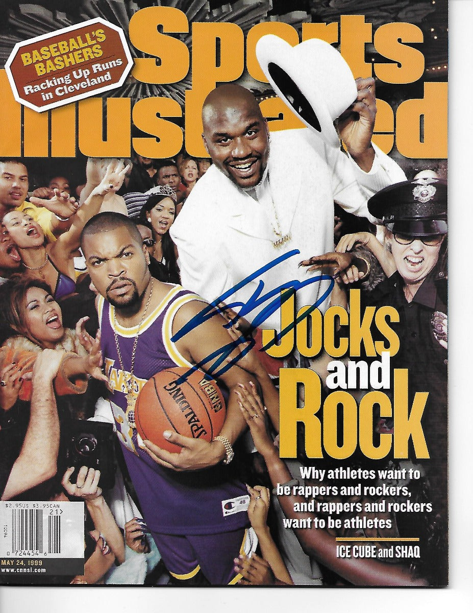 Shaquille O'Neal Autographed Los Angeles Lakers Sports Illustrated 5/24/99 JSA Witnessed-Powers Sports Memorabilia