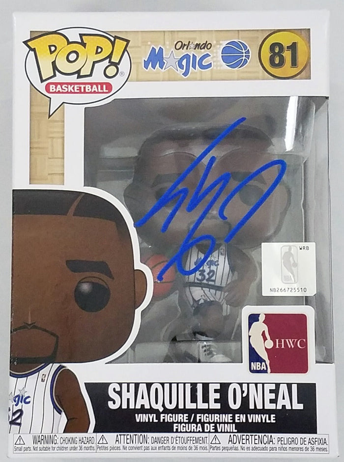 Shaquille O'Neal Signed Orlando Magic Funko Pop - Beckett-Powers Sports Memorabilia