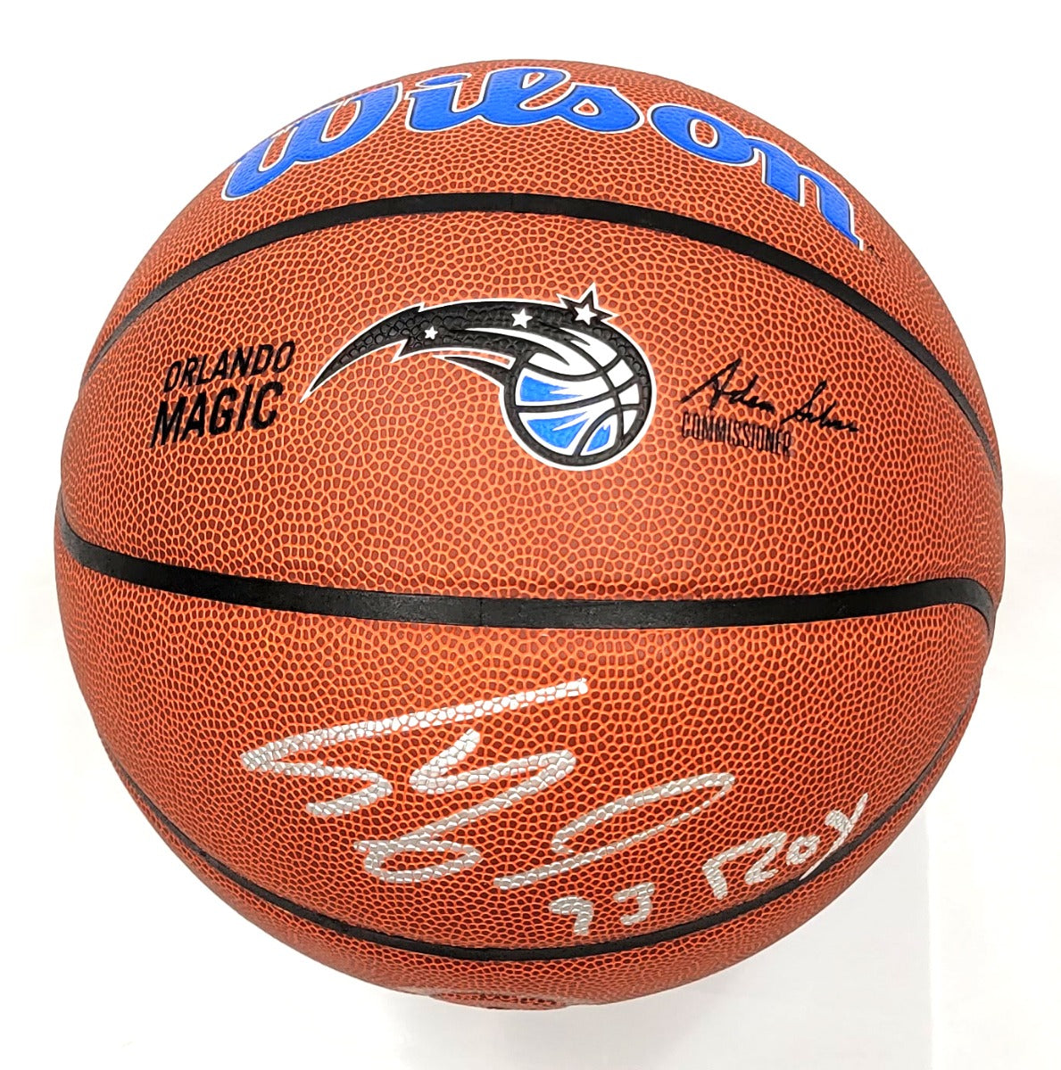 Shaquille O'Neal Autographed Wilson Orlando Magic Logo NBA Basketball W/ 93 ROY Beckett Witnessed-Powers Sports Memorabilia