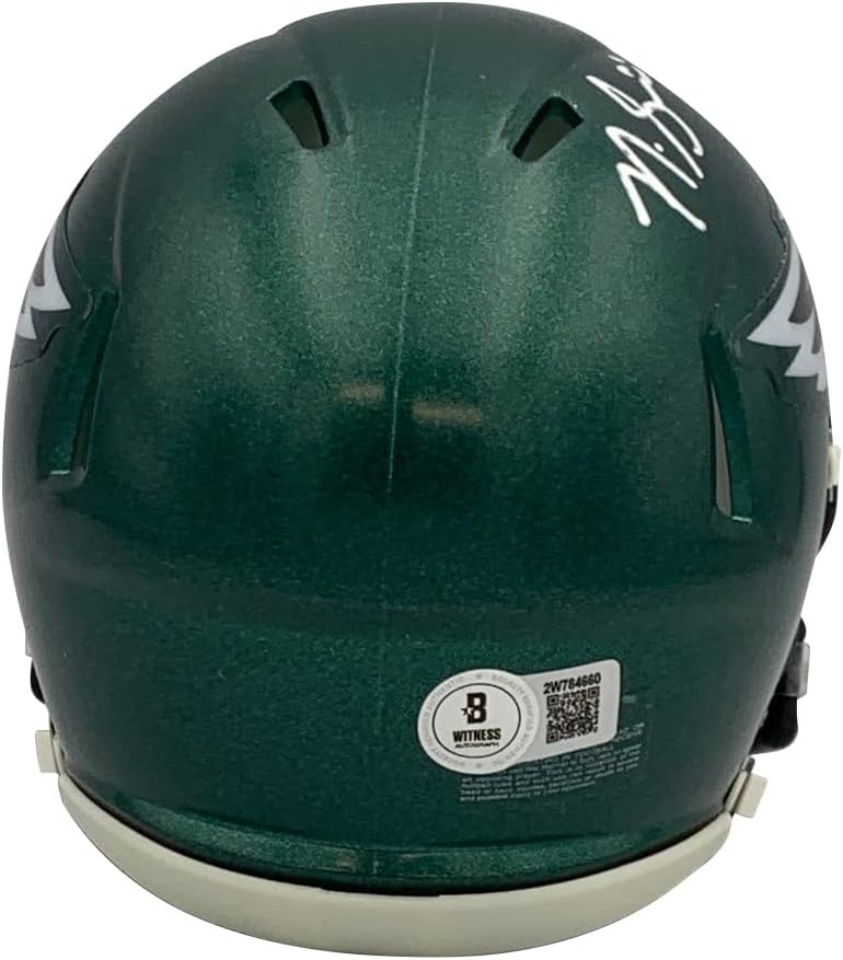 Nick Sirianni Autographed Philadelphia Eagles Signed Football Mini Helmet Beckett COA-Powers Sports Memorabilia