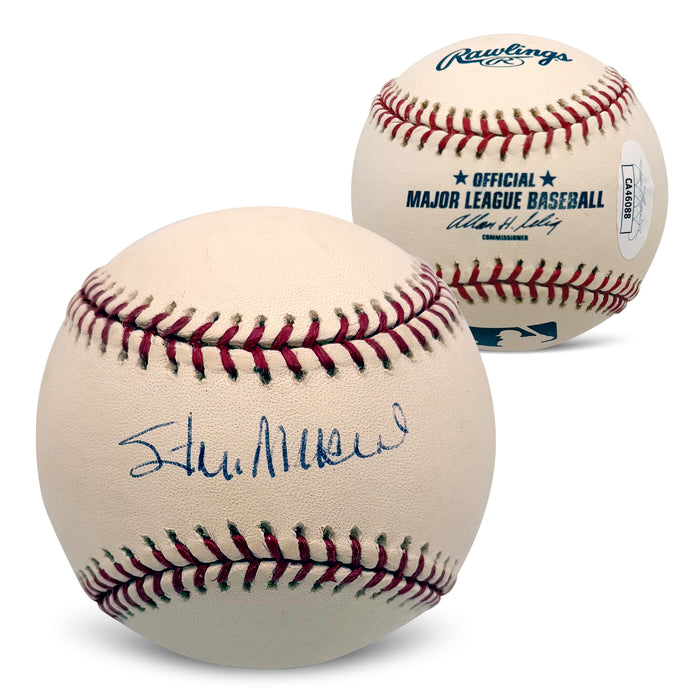 Stan Musial Autographed St Louis Cardinals Signed MLB Baseball JSA COA With UV Display Case CA46088-Powers Sports Memorabilia