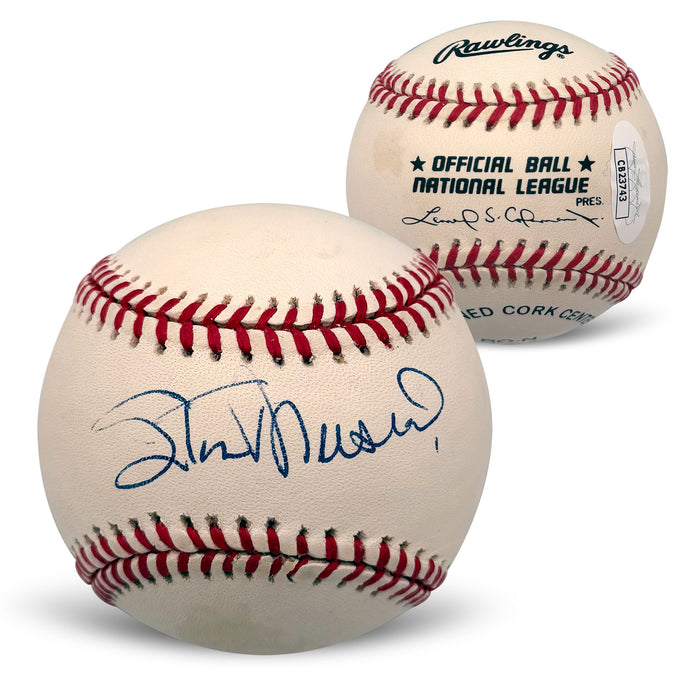 Stan Musial Autographed National League Baseball JSA CB23743-Powers Sports Memorabilia