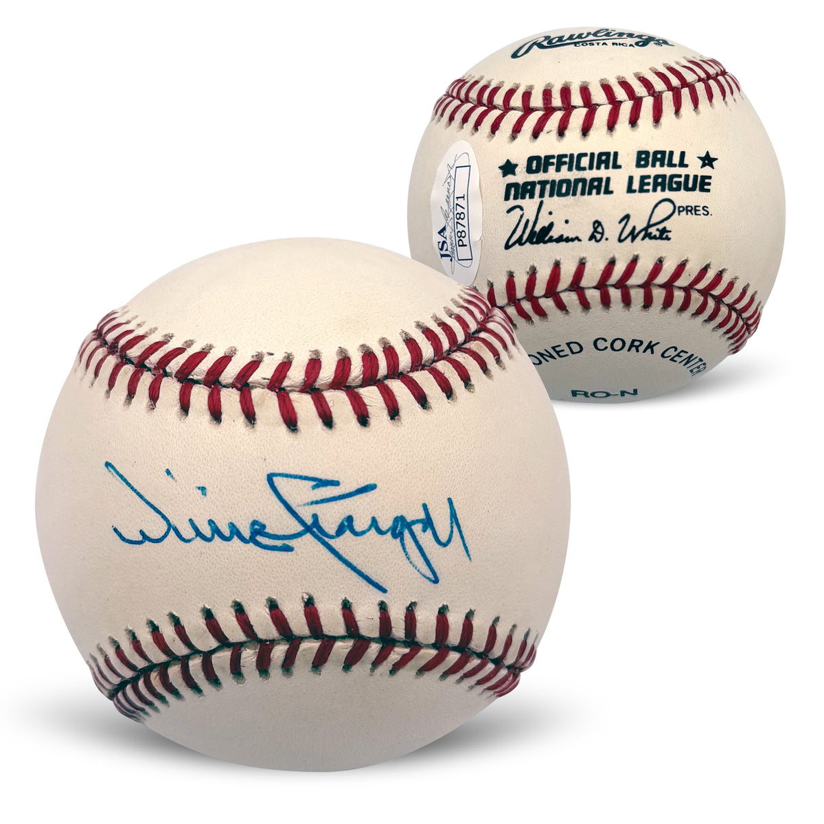 Willie Stargell Autographed Pirates Baseball JSA P87871-Powers Sports Memorabilia