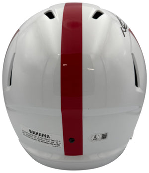 Ndamukong Suh Autographed Nebraska Cornhuskers Signed Football Full Size Replica Helmet Beckett COA-Powers Sports Memorabilia