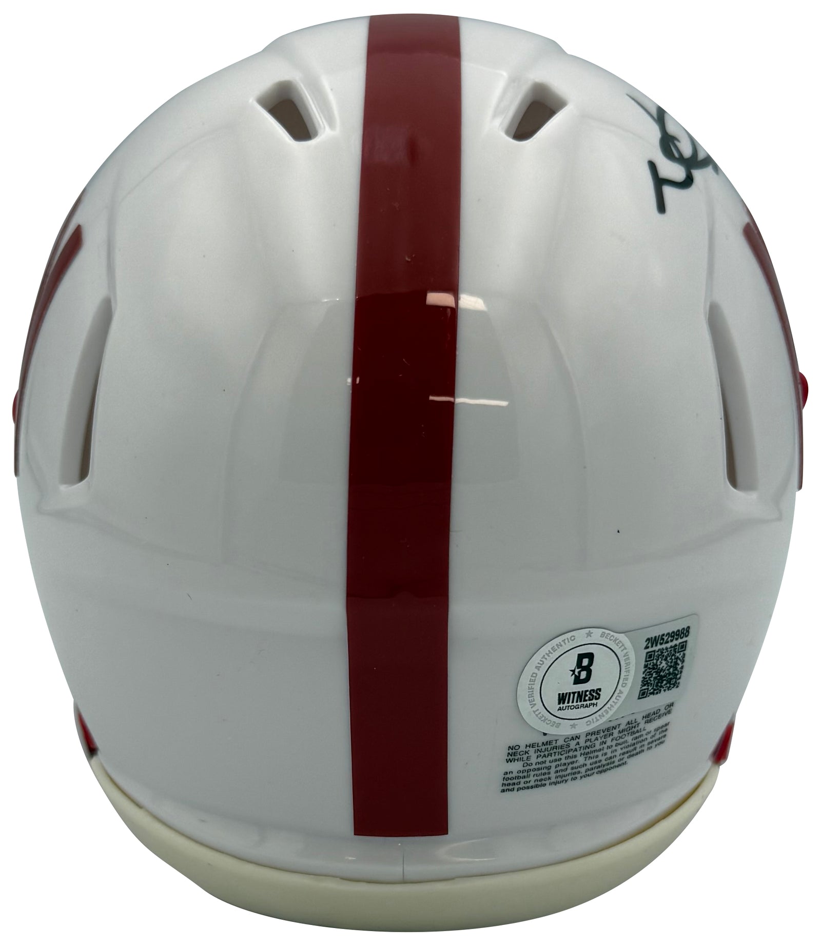 Ndamukong Suh Autographed Nebraska Cornhuskers Signed Football Mini Helmet Beckett COA-Powers Sports Memorabilia