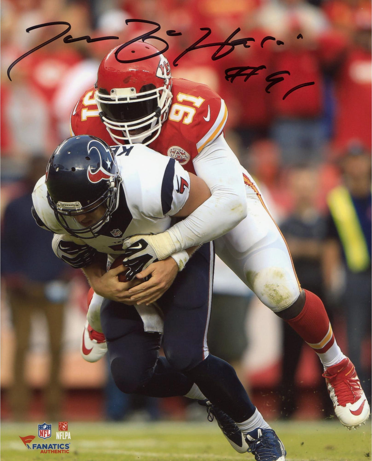 Tamba Hali Autograph Signing-Powers Sports Memorabilia