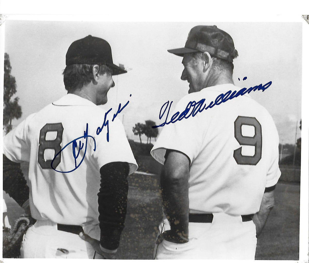 Ted Williams and Carl Yastrzemski Autographed Boston Red Sox 8x10 Photo JSA Authenticated #2-Powers Sports Memorabilia