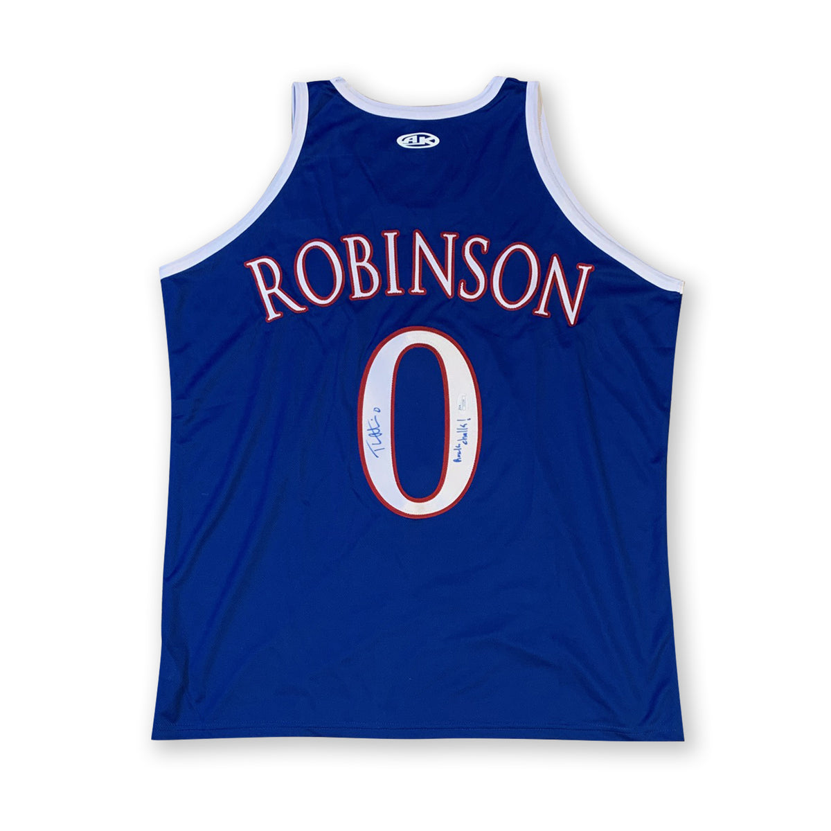 Thomas Robinson Autographed Kansas Basketball Signed Jersey ROCK CHALK JSA COA-Powers Sports Memorabilia