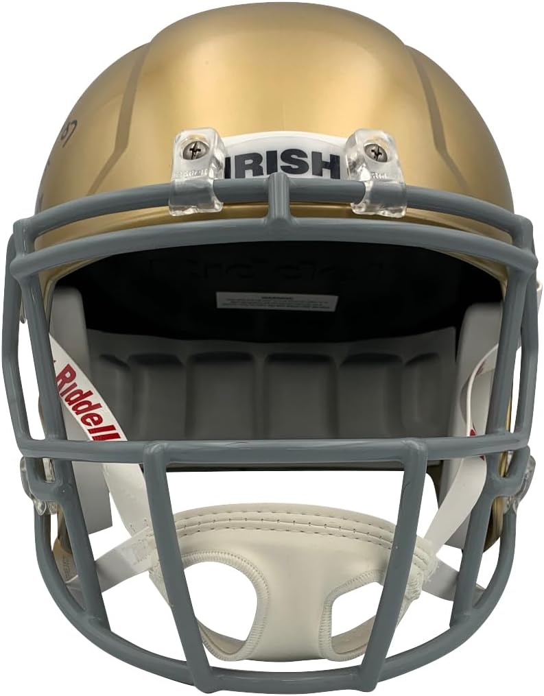 Tim Brown Notre Dame Fighting Irish Signed Full Size Helmet