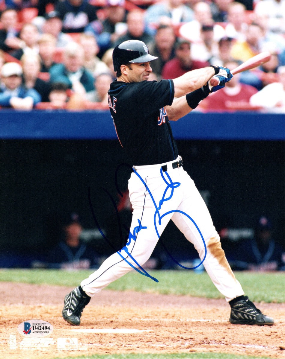 Todd Zeile Autographed New York Mets 8x10 Photo Beckett Authenticated-Powers Sports Memorabilia