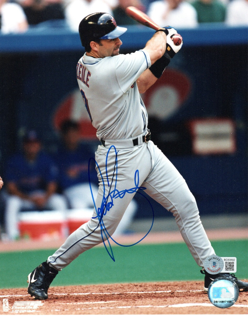 Todd Zeile Autographed New York Mets 8x10 Photo Beckett Authenticated #2-Powers Sports Memorabilia