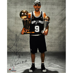 Tony Parker Autograph Signing-Powers Sports Memorabilia