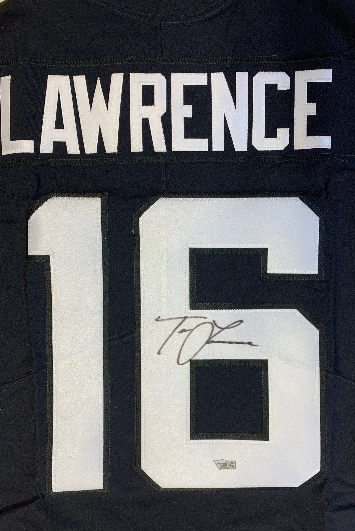 Trevor Lawrence Autographed Jacksonville Jaguars Signed Nike Elite Football Black Jersey Fanatics Authentic COA-Powers Sports Memorabilia