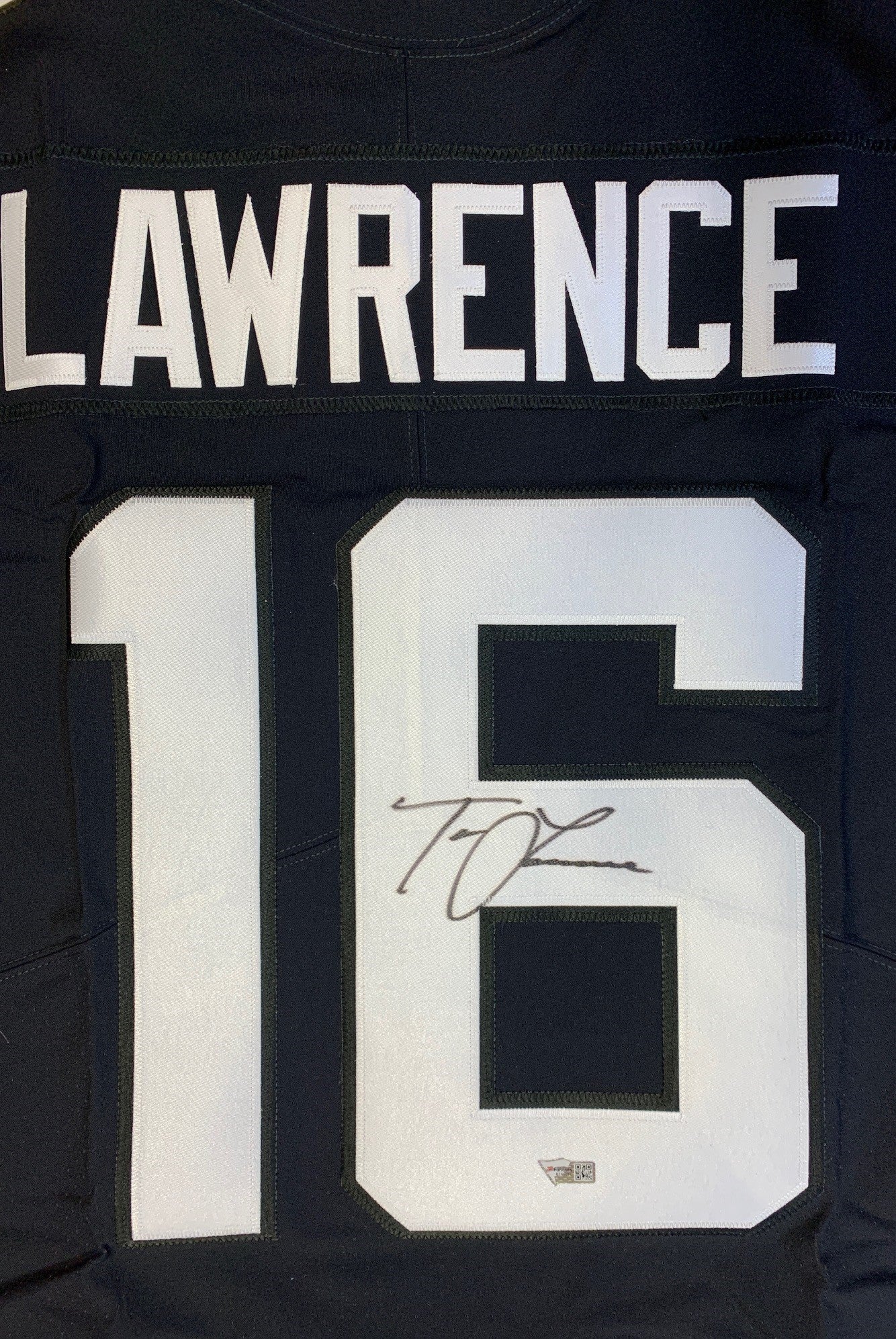 Trevor Lawrence Autographed Jacksonville Jaguars Signed Nike Elite Football Black Jersey Fanatics Authentic COA-Powers Sports Memorabilia