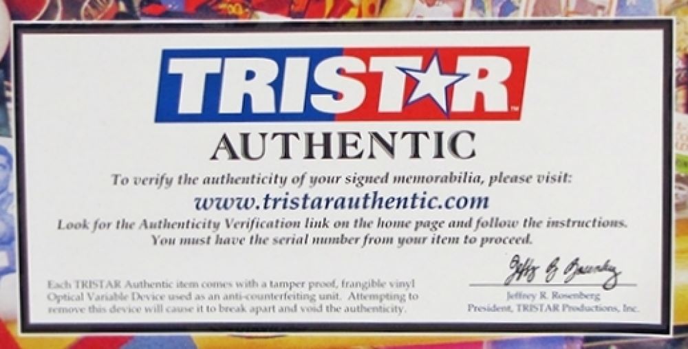 Tommy Edman Autographed MLB Signed Baseball TRISTAR COA With UV Display Case-Powers Sports Memorabilia