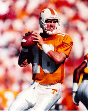 Peyton Manning unsigned Tennessee Volunteers 8 x 10 Photograph (orange jersey)-Powers Sports Memorabilia