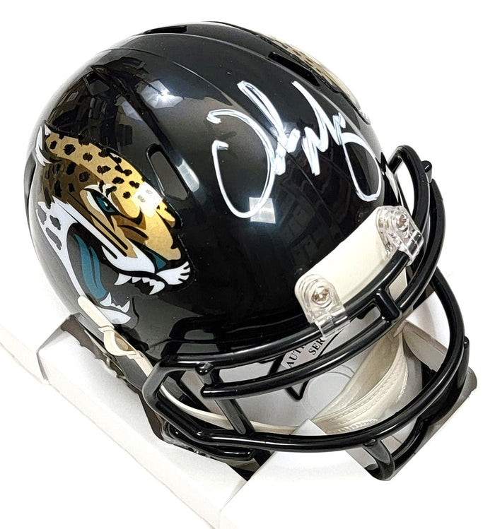 Urban Meyer Signed Jacksonville Jaguars Riddell Mini Helmet - Beckett-Powers Sports Memorabilia