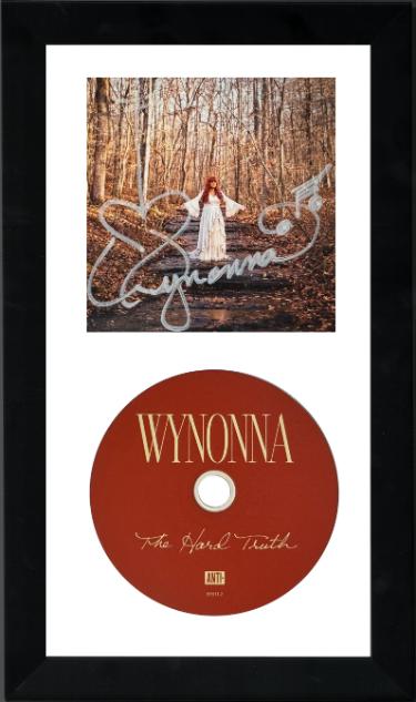 Wynonna Judd Autographed 2026 The Hard Truth 4.75x4.75 Art Card Insert/CD 6.5x12 Custom Framing- COA - CTBL_v47465-Powers Sports Memorabilia