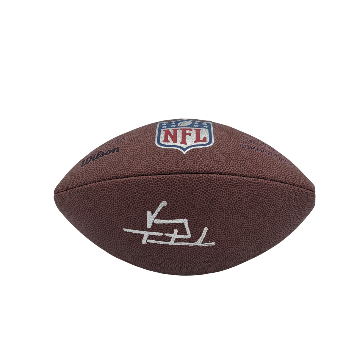 Vinny Testaverde Signed New York Jets Duke Replica Football | - Beckett-Powers Sports Memorabilia