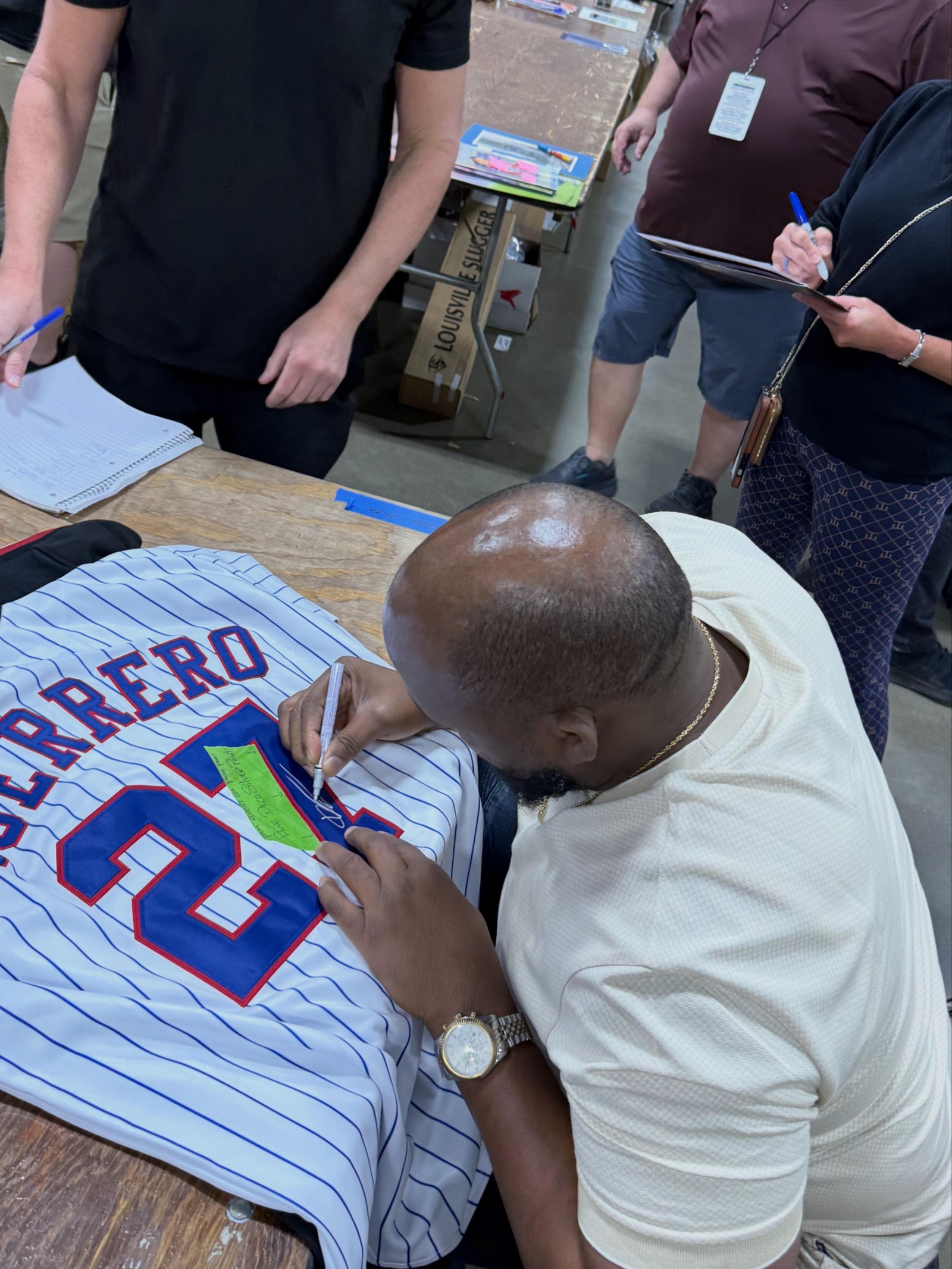 Vladimir Guerrero Sr Autograph Signing-Powers Sports Memorabilia