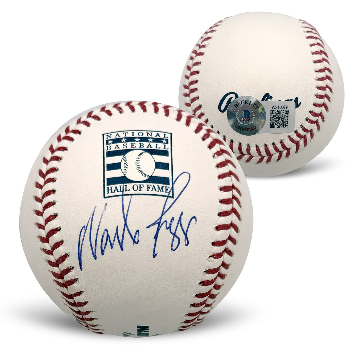 Wade Boggs Autographed Boston Red Sox HOF Baseball Beckett-Powers Sports Memorabilia