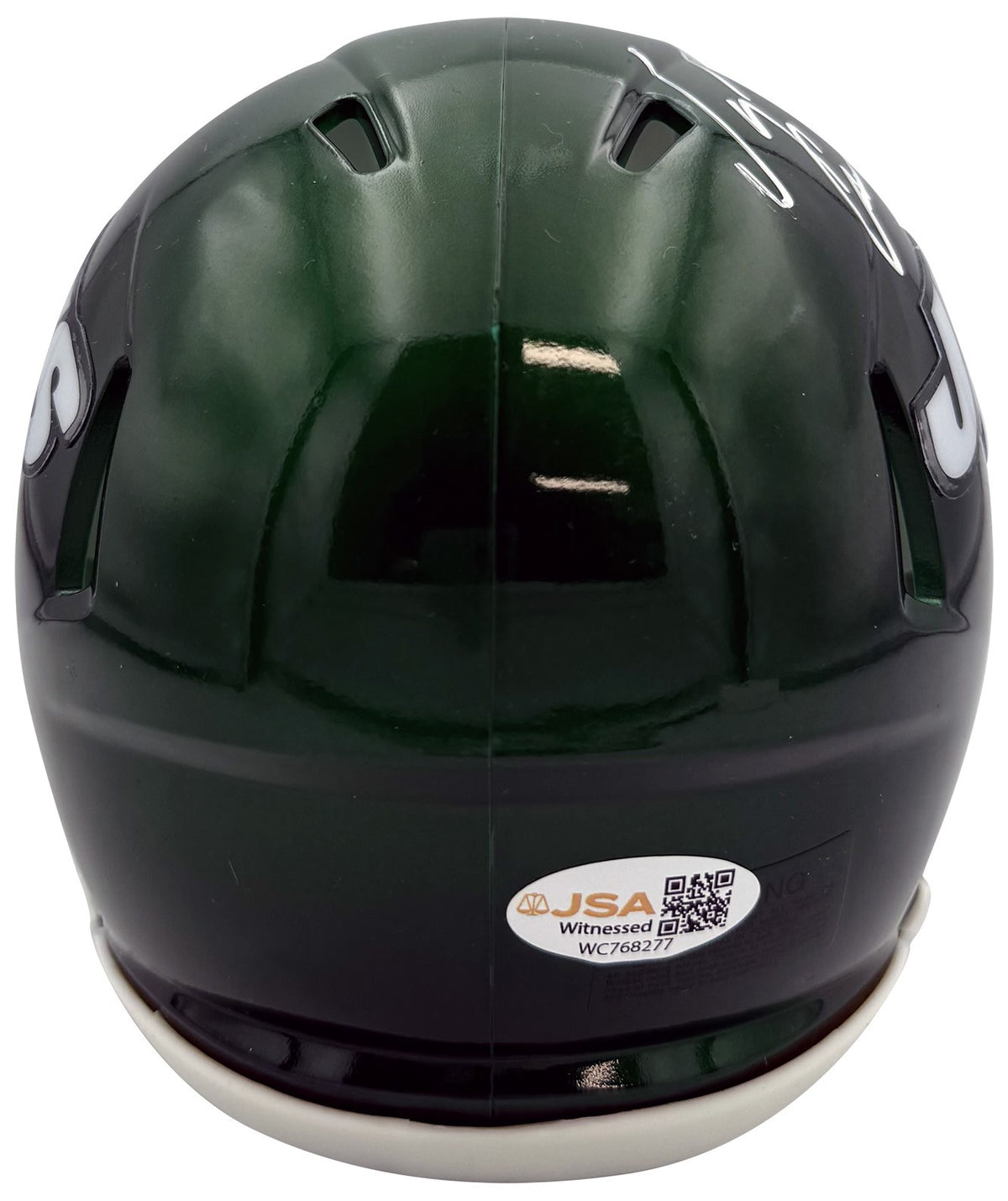 Wayne Chrebet Autographed New York Jets Mini Helmet JSA
