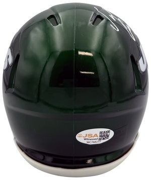 Wayne Chrebet Autographed New York Jets Mini Helmet JSA