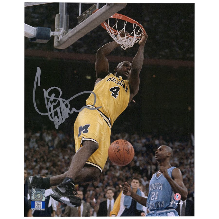 Chris Webber Autograph Signing-Powers Sports Memorabilia