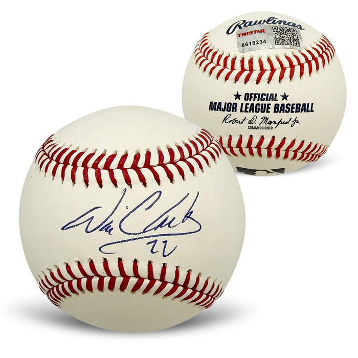 Will Clark San Francisco Giants Autographed MLB Signed Baseball TRISTAR Authenticated With UV Display Case-Powers Sports Memorabilia
