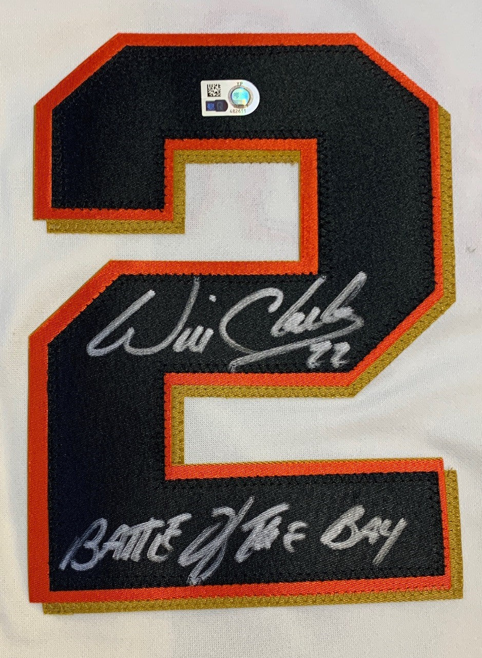 Will Clark Autographed San Francisco Giants Signed Majestic 1989 World Series Baseball Jersey MLB Authenticated COA-Powers Sports Memorabilia