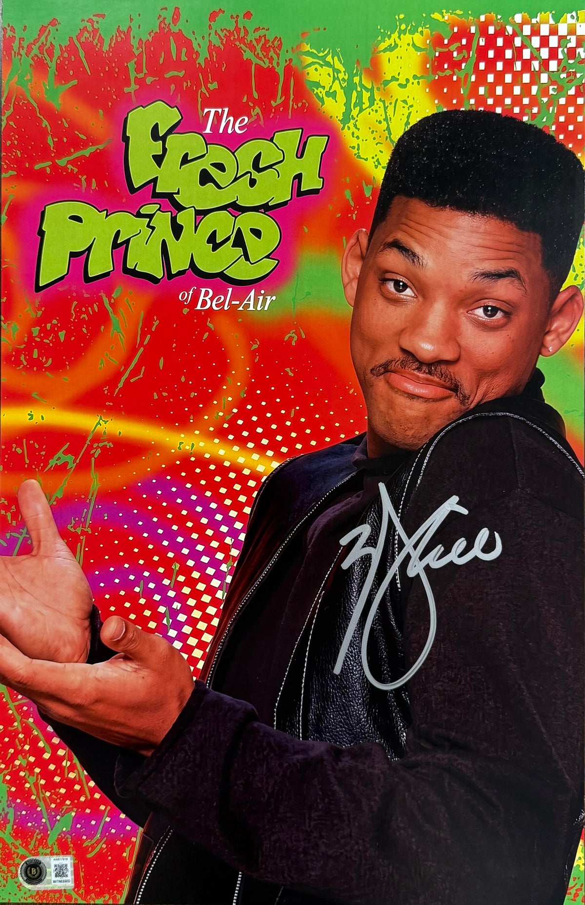 Will Smith Fresh Prince of Bel-Air Signed 11x17 Poster Beckett