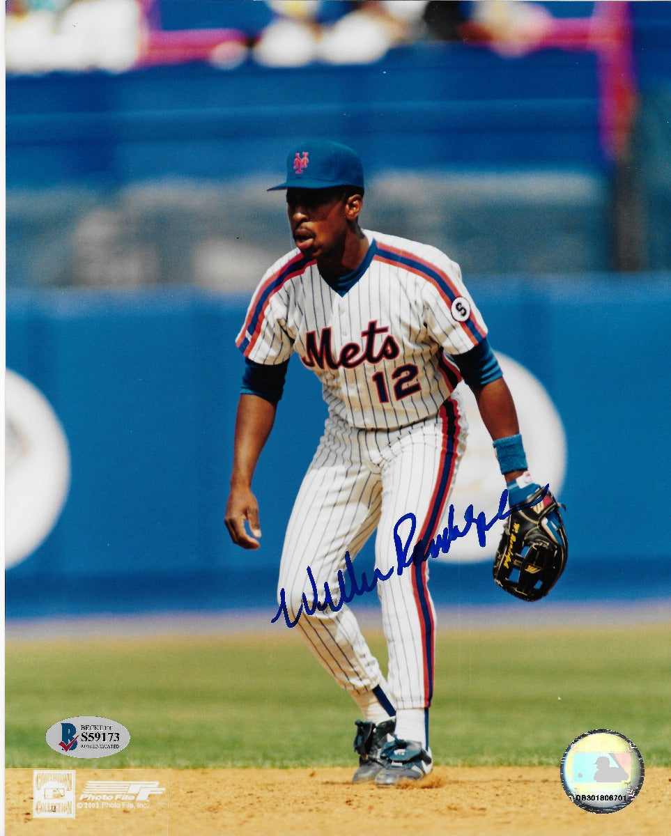 Willie Randolph Autographed New York Mets 8x10 Photo Beckett Authenticated #1-Powers Sports Memorabilia