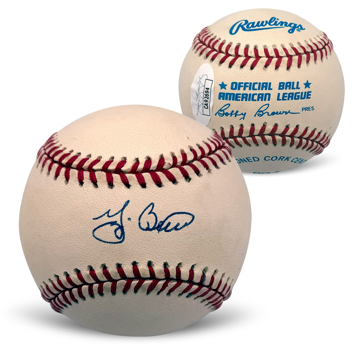 Yogi Berra New York Yankees Autographed Baseball JSA CA92694