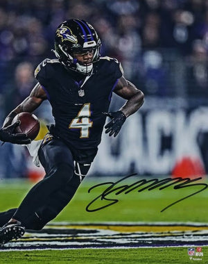 Zay Flowers Autograph Signing-Powers Sports Memorabilia