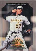 Francisco Cordova Pittsburgh Pirates 1998 Leaf Autographed Card. This item comes with a certificate of authenticity from Autograph-Sports. PSM-Powers Sports Memorabilia