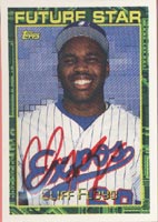 Cliff Floyd Montreal Expos 1994 Topps Future Star Autographed Card - Rookie Card. This item comes with a certificate of authenticity from Autograph-Sports. PSM-Powers Sports Memorabilia