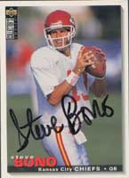 Steve Bono Kansas City Chiefs 1995 UD Collectors Choice Autographed Card. This item comes with a certificate of authenticity from Autograph-Sports. PSM-Powers Sports Memorabilia