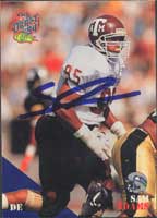 Sam Adams Seattle Seahawks 1994 Classic Draft Picks Autographed Card - Rookie Card. This item comes with a certificate of authenticity from Autograph-Sports. PSM-Powers Sports Memorabilia