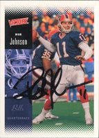 Rob Johnson Buffalo Bills 2000 Victory Autographed Card. This item comes with a certificate of authenticity from Autograph-Sports. PSM-Powers Sports Memorabilia