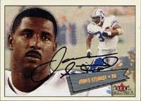 James O. Stewart Detroit Lions 2001 Fleer Tradition Autographed Card. This item comes with a certificate of authenticity from Autograph-Sports. PSM-Powers Sports Memorabilia