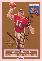 Alex Smith San Francisco 49ers 2005 Topps Football 50 Years Autographed Card - Awesome Autograph. This item comes with a certificate of authenticity from Autograph-Sports. PSM-Powers Sports Memorabilia