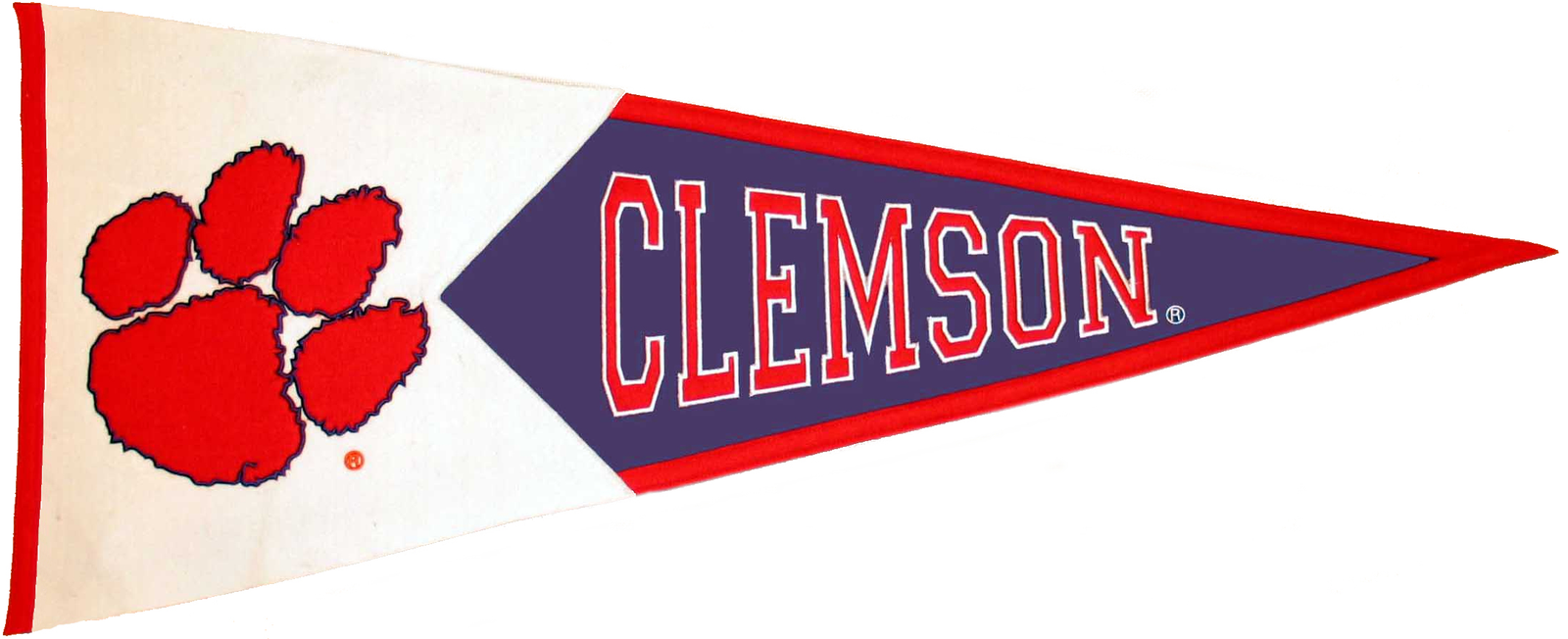 Clemson Tigers NCAA Pennant Wool-Powers Sports Memorabilia
