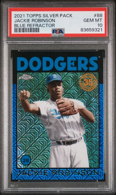 Jackie authentic Robinson Card