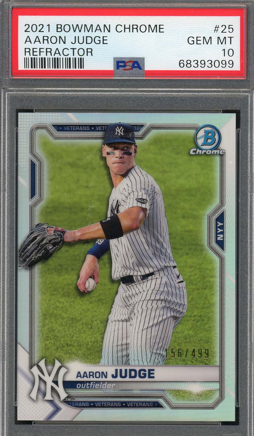 Aaron Judge 2014 Bowman Draft Picks Chrome Baseball Rookie Card #CTP39